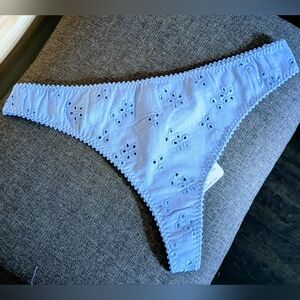 Free People Thong Eyelet Panties, Lot Of 2 , Large, NWT..